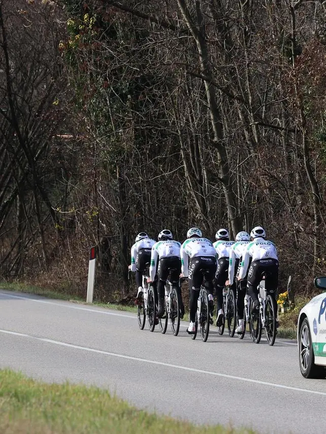 Il Team Padovani in allenamento