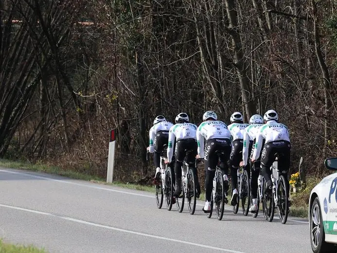 Il Team Padovani in allenamento
