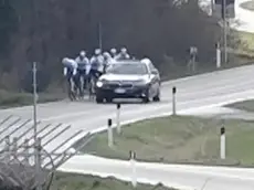 L’auto da dove sono partiti gli spari