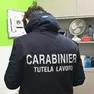 Un carabiniere del Nucleo ispettorato del lavoro di Padova