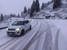 La neve ha fatto capolino in provincia il giorno della vigilia di Natale