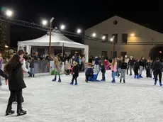 La pista di pattinaggio sul ghiaccio a Mestrino