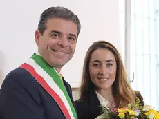 Sofia Goggia con il sindaco aponense Federico Barbierato