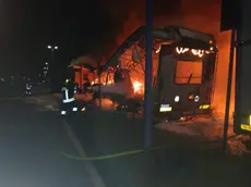 L'intervento dei vigili del fuoco a Carpanedo di Albignasego