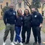 Il team della continuità assistenziale di Padova con Andrea Dini ultimo a destra