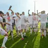 I festeggiamenti per la promozione in B del Calcio Padova