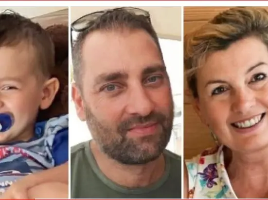 Le vittime del 6 luglio 2023: da sinistra Mattia Antoniello, il papà Marco e Maria Grazia Zuin