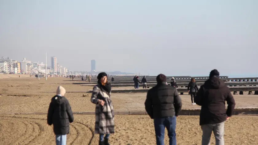 Turisti sulle spiagge venete