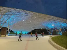 Il Thermal Forum realizzato di ricente e usato per il pattinaggio