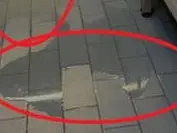 Gli spogliatoi allagati