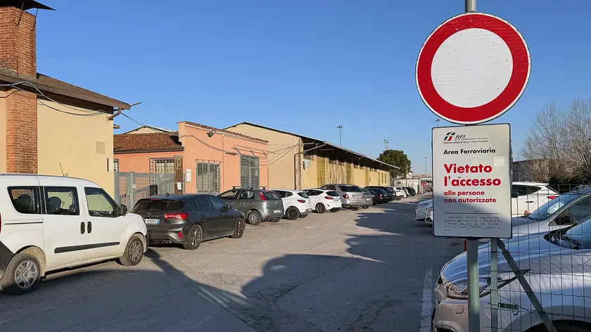 Il parcheggio dei ferrovieri a Padova