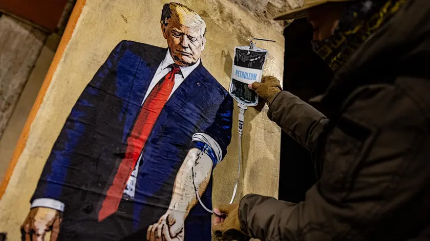 Il nuovo murales apparso nella notte (foto Edoardo Fioretto)