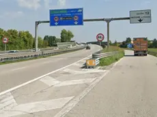 Il tratto in cui l'anziano procedeva contromano