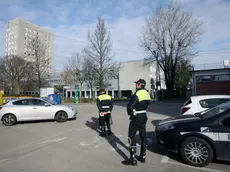 Vigili urbani di Padova in servizio