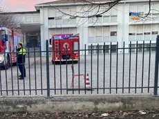 Vigili del fuoco alle ex medie di Trebaseleghe