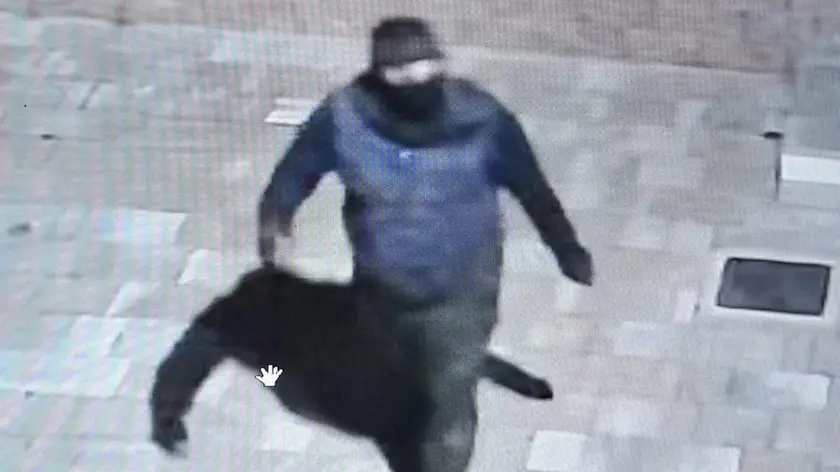 Le telecamere di videosorveglianza hanno ripreso la fuga dei ladri