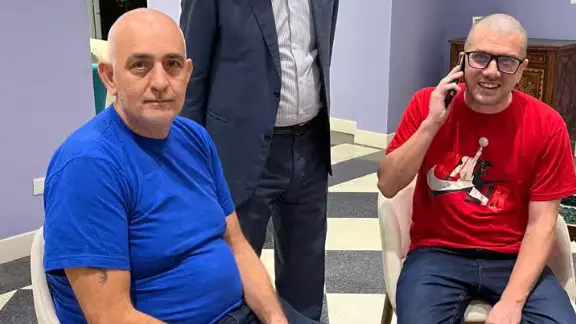 Mario Burlò e Alberto Trentini in Ambasciata a Caracas