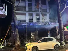 Il bar trattoria "Bea Storia" devastato (foto Bortoluzzi)