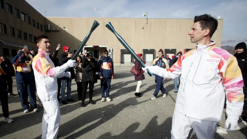 Il passaggio della Fiamma Olimpica a Biella, nei giorni scorsi