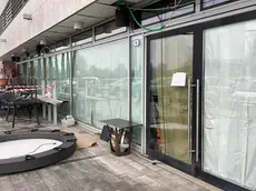Il locale di via Medoaco ancora in fase di allestimento