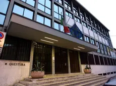 L'INGRESSO DELLA QUESTURA DI PADOVA