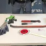 Gli arnesi da scasso sequestrati dalla polizia a Padova