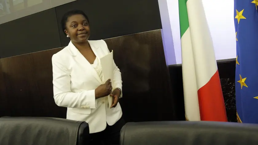 Cécile Kyenge quando era ministro