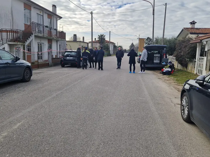 Il luogo del delitto a Latisana