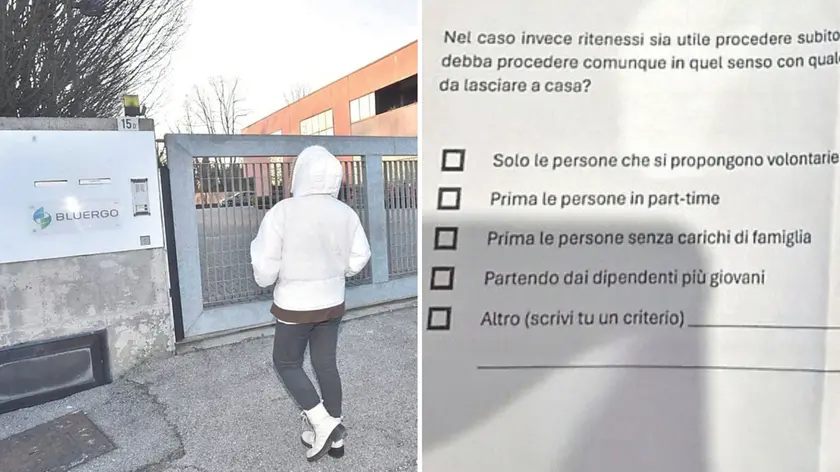 A sinistra, l’azienda Bluergo di Castelfranco. A destra, il sondaggio