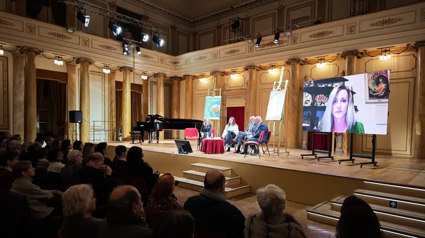 La conferenza di presentazione al Teatro Verdi di Trieste. Foto Lasorte