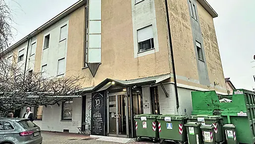 L’edificio dell’hotel Le Calandre a Sarmeola di Rubano (foto Piran)