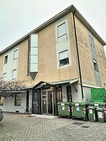 L’edificio dell’hotel Le Calandre a Sarmeola di Rubano (foto Piran)
