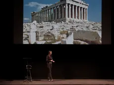 Laura Pepe durante il suo intervento (foto Bianchi)