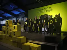 Il flash mob per ricordare Giulio Regeni (Foto Bonaventura)