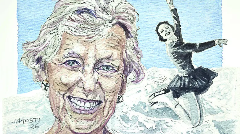 Manuela Angeli partecipò alle Olimpiadi di Cortina 1956