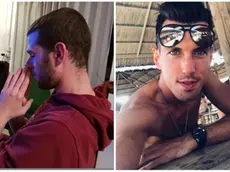 Da sinistra la vittima Michael Boschetto e l'omicida Giacomo Friso