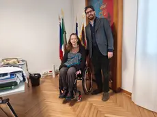 Il sindaco Gianmaria Boscaro e l'assessora Rossella Cappotto