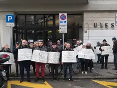 La protesta in strada a Padova