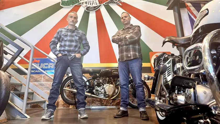 Gianluca Tiepolo, 50 anni, di Aviano, e Cristian Diana, 54, di Pordenone