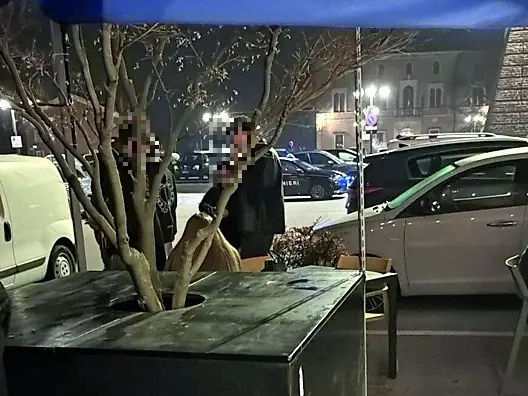 Una pattuglia dei carabinieri della compagnia di Cittadella