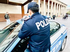 L'intervento della Polizia