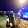 L'incidente in strada regionale