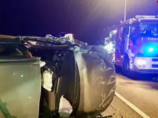 L'incidente in strada regionale