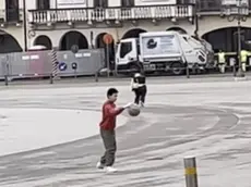 Il bambino che si allena in Prato