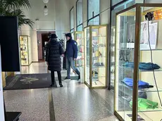 Le vetrine commerciali al Caffè Pedrocchi