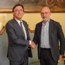 Sergio Giordani con Antonio Santocono