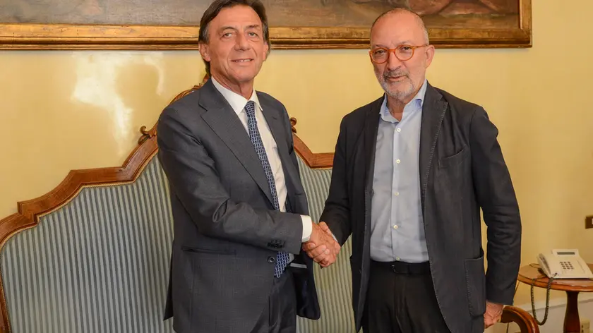 Sergio Giordani con Antonio Santocono