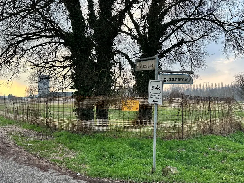 L'area in cui sorgerà la centrale a Padova Est