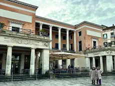 L’esterno del Caffè Pedrocchi, monumento civile di Padova, inaugurato nel 1831da Antonio Pedrocchi foto agenzia bianchi