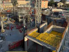 Il cantiere per la piastra degenza a Cittadella